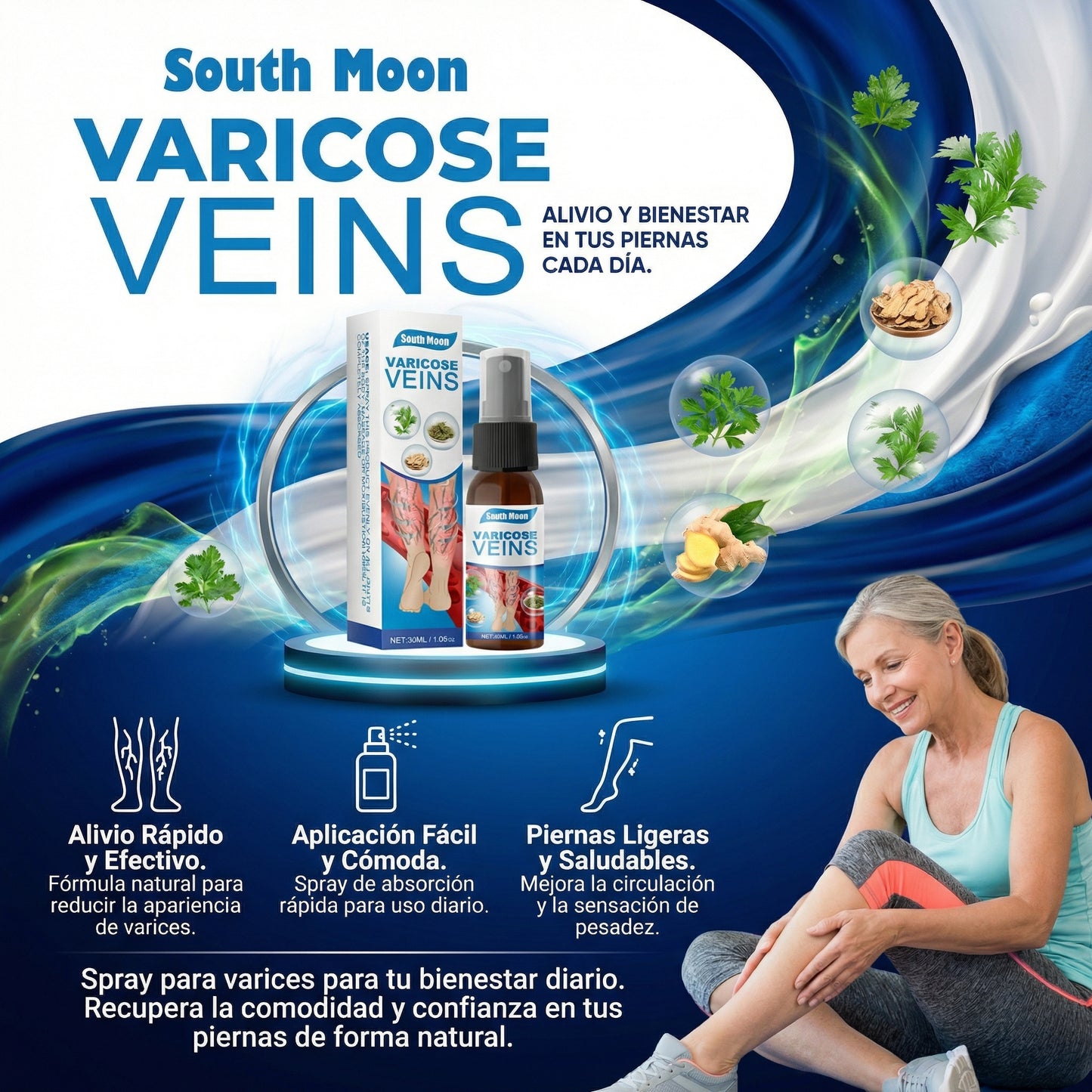 VARICOSE VEINS Spray - Elimina venas varicosas